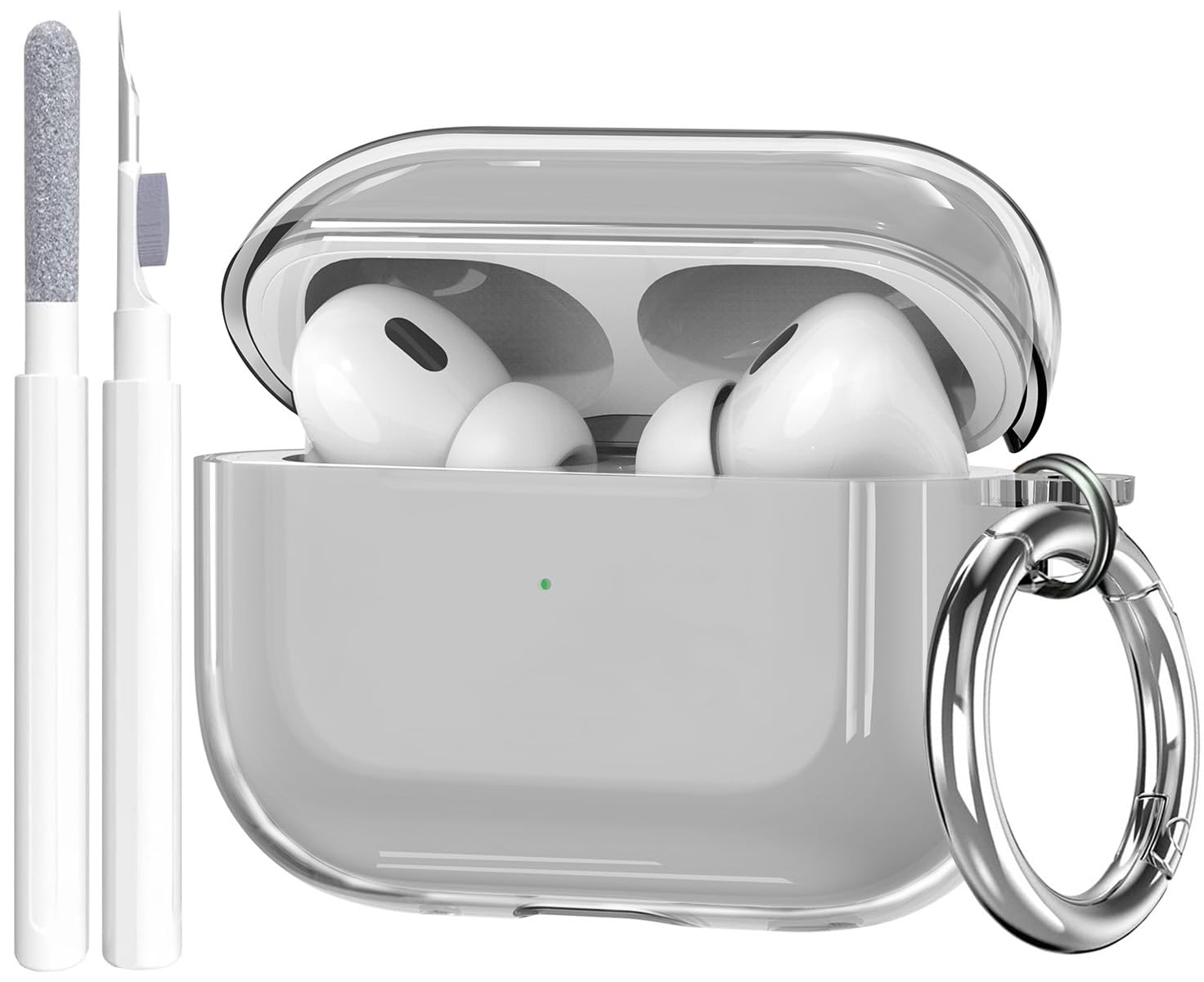 Amazon | OTOPO Airpods Pro 2/1用ケース クリアブラック クリーニング